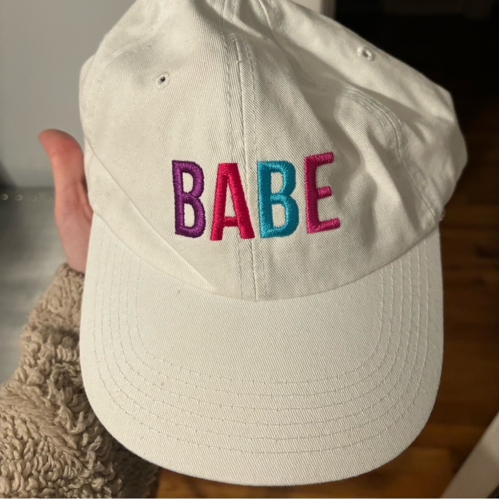 White Babe Baseball Hat